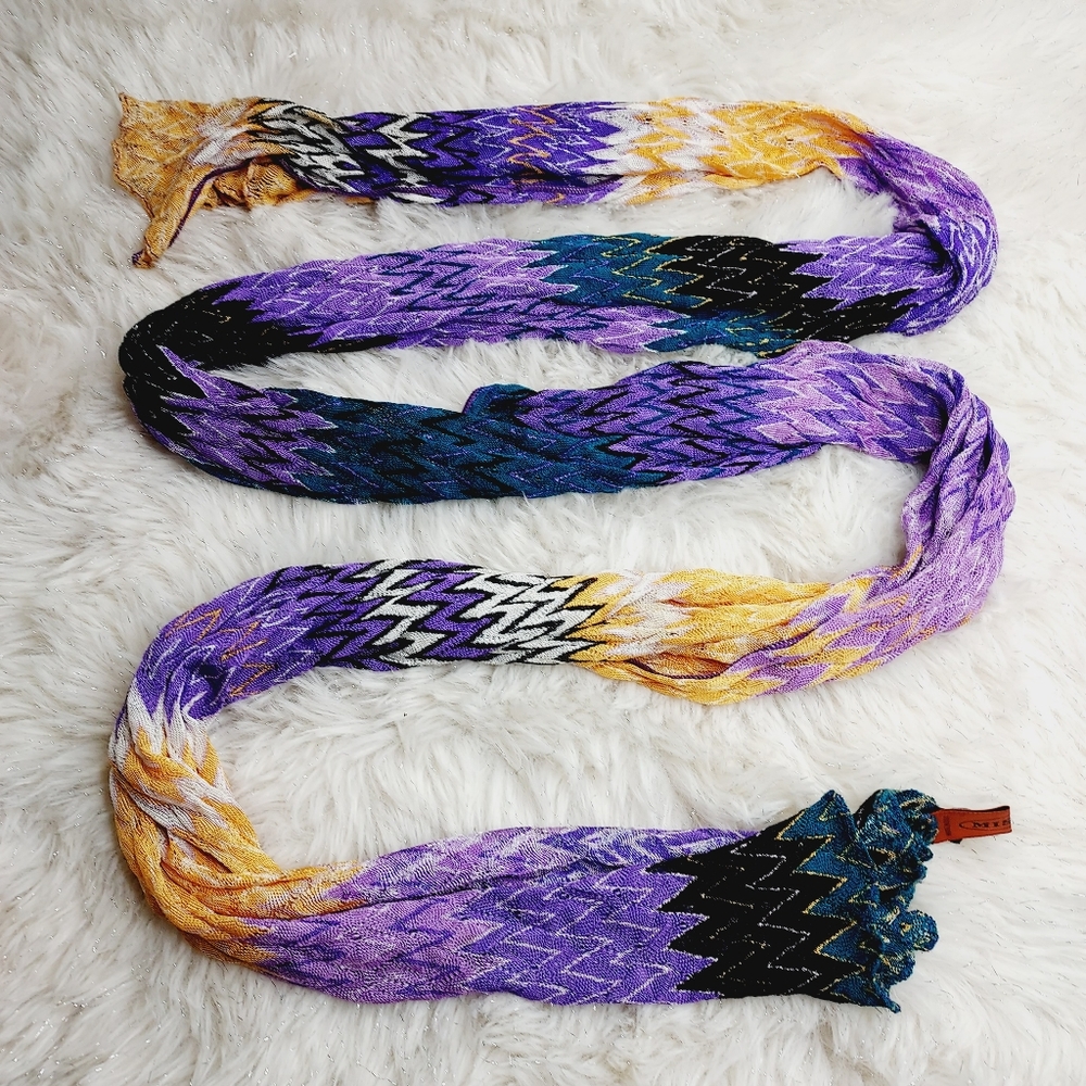 Missoni scarf multicolor.